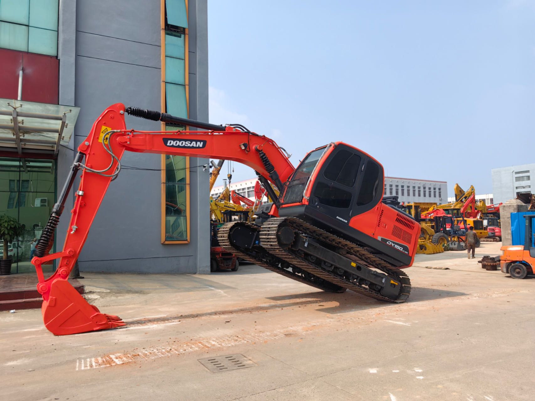 used Doosan dx150-9c excavator secondhand excavators