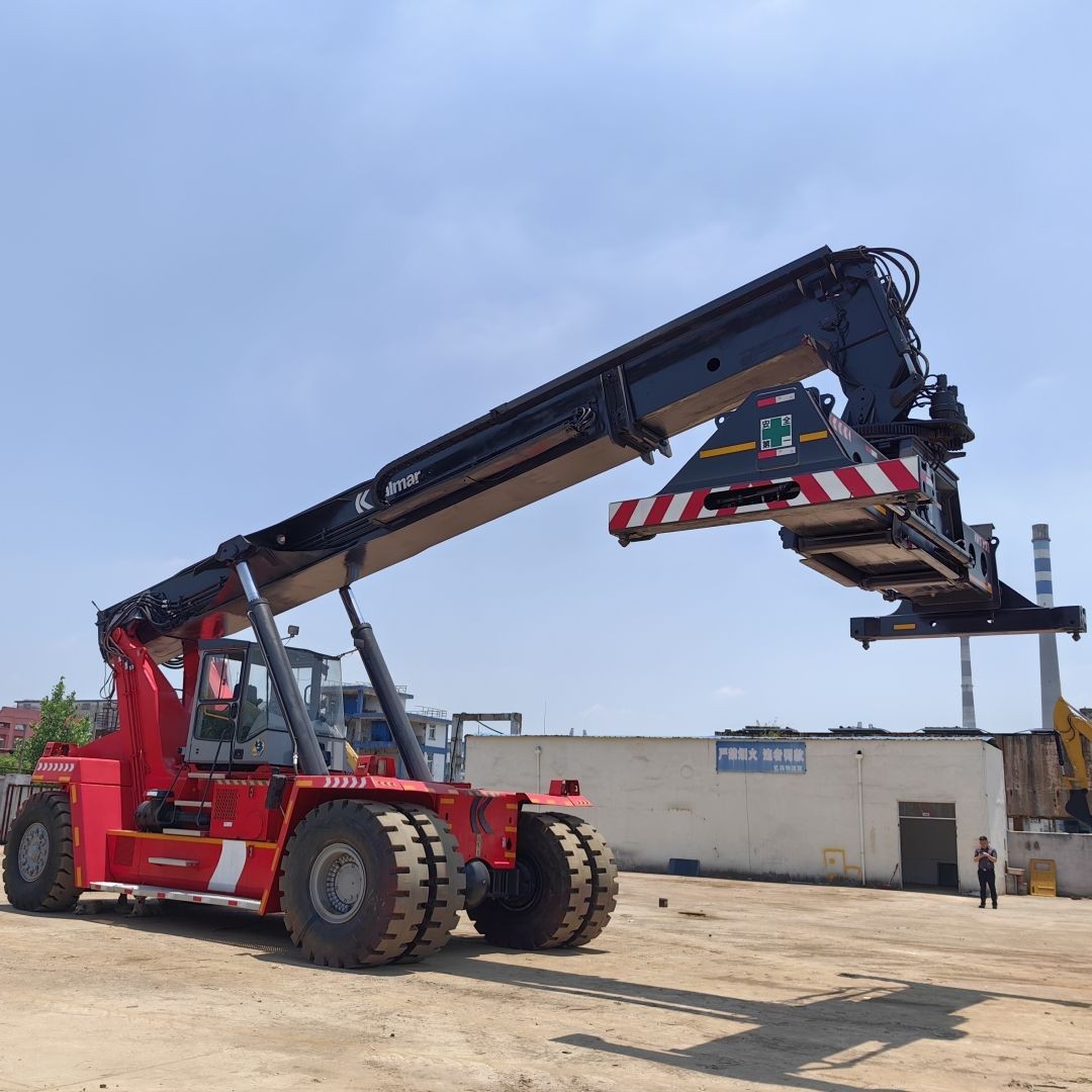 100% ready used 45t reach stacker heavy duty forklifts