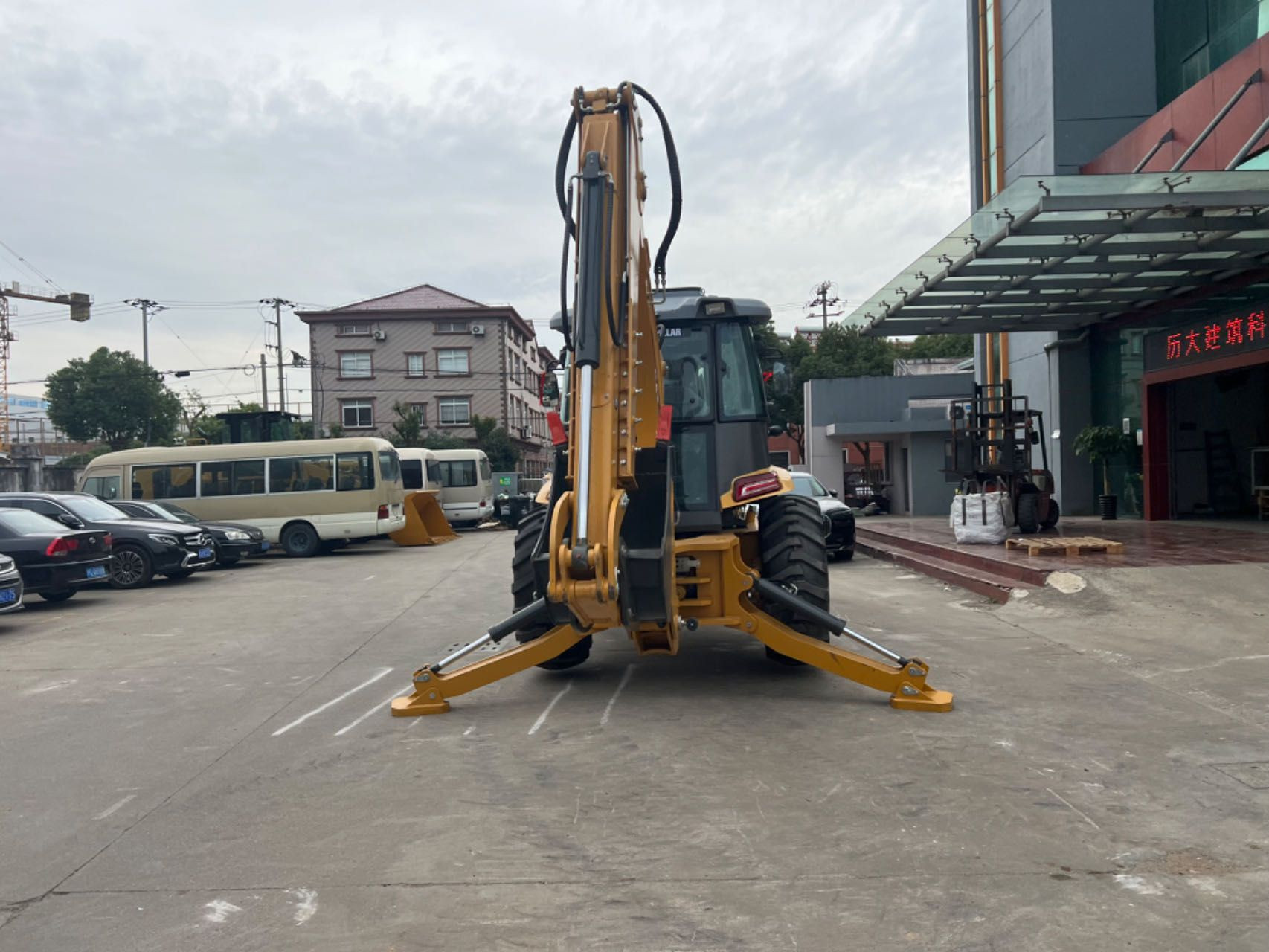 90% new 100% ready Used caterpillar backhoe cat420f