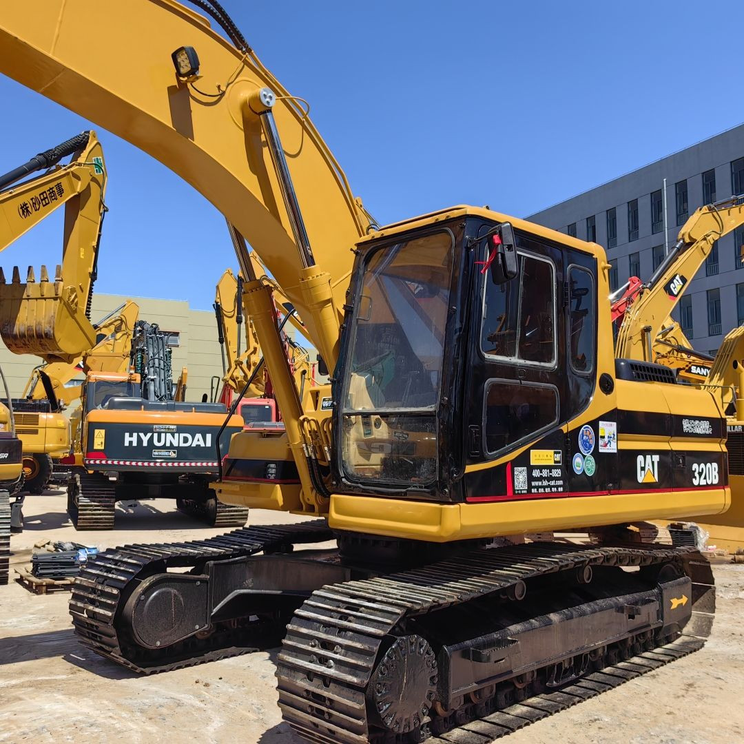 Good condition secondhand cat 320b excavators used caterpillar excavator