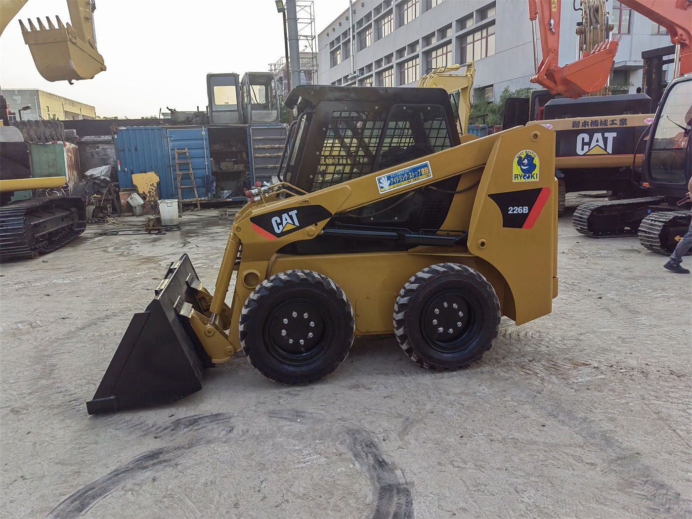 Used loader cat 226b secondhand caterpillar loaders