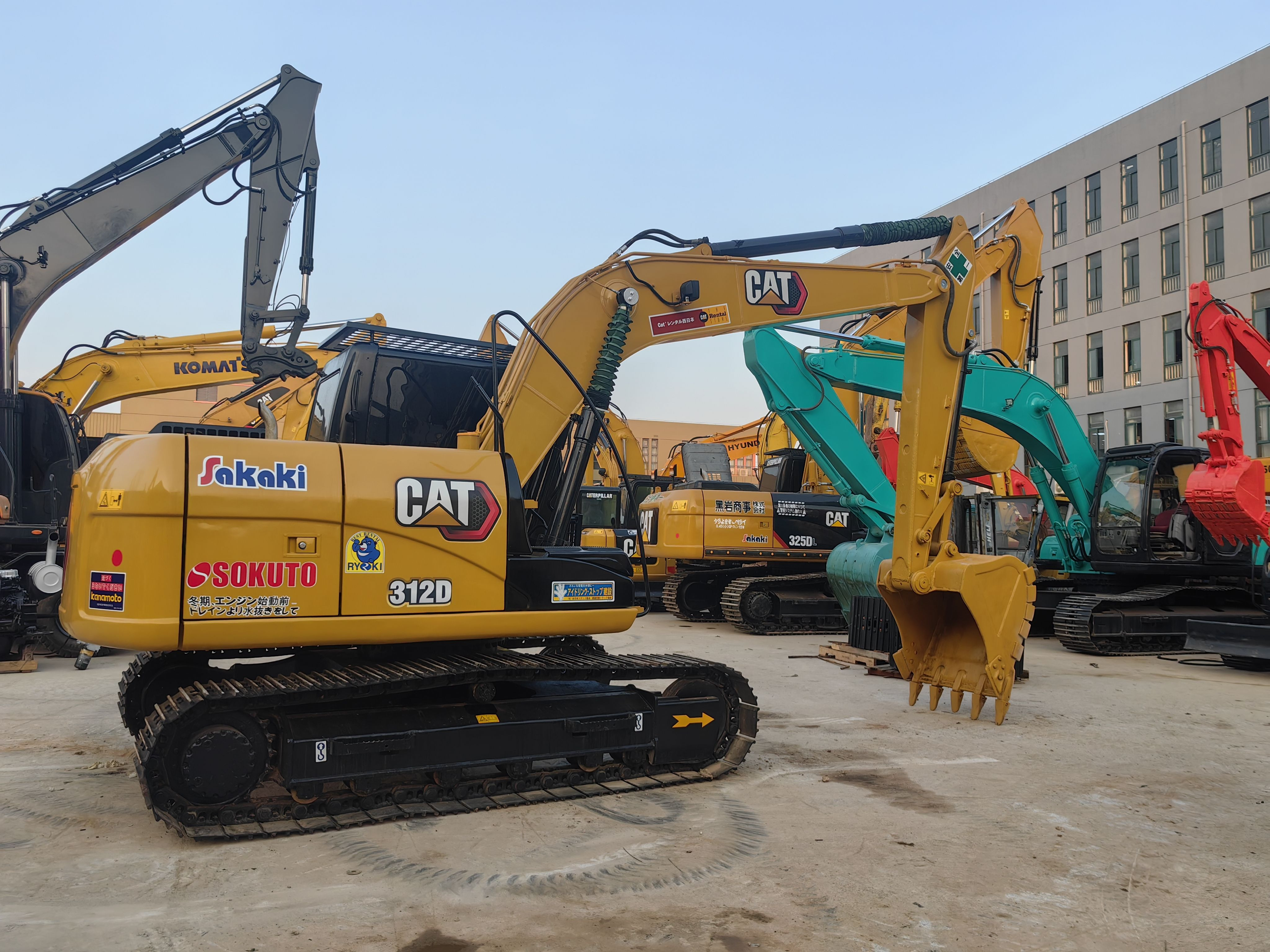 Used cat 312d caterpillar excavator