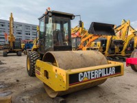 Used caterpillar cs683e cat road roller