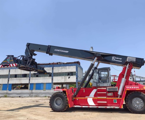 Used 45t reach stacker heavy duty forklifts