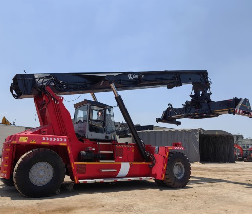 90% new Used 45t reach stacker heavy duty forklifts