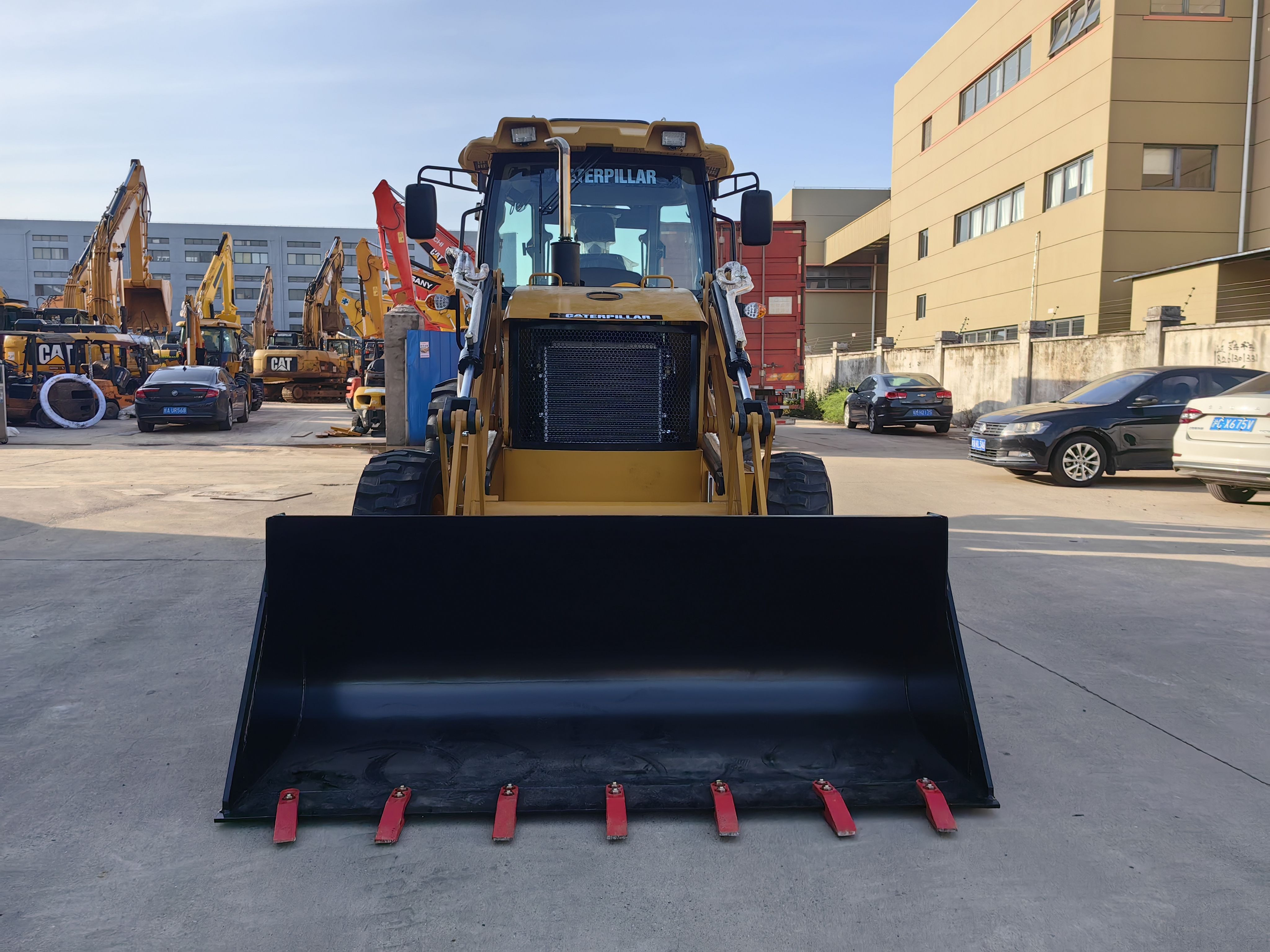 Used caterpillar backhoe cat420f secondhand machinery