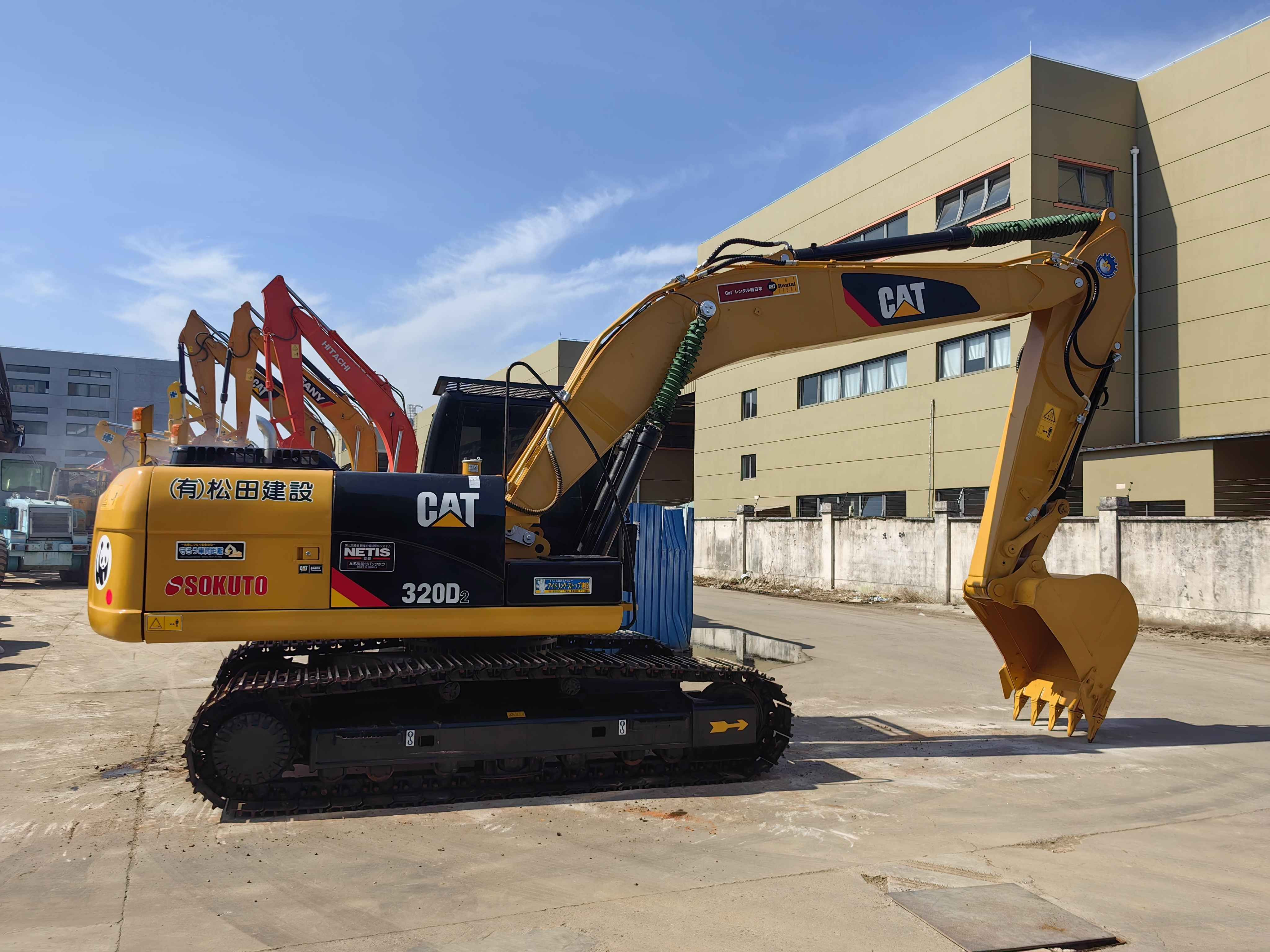 used high quality CAT 320d excavator second hand caterpillar 320D excavators for sale