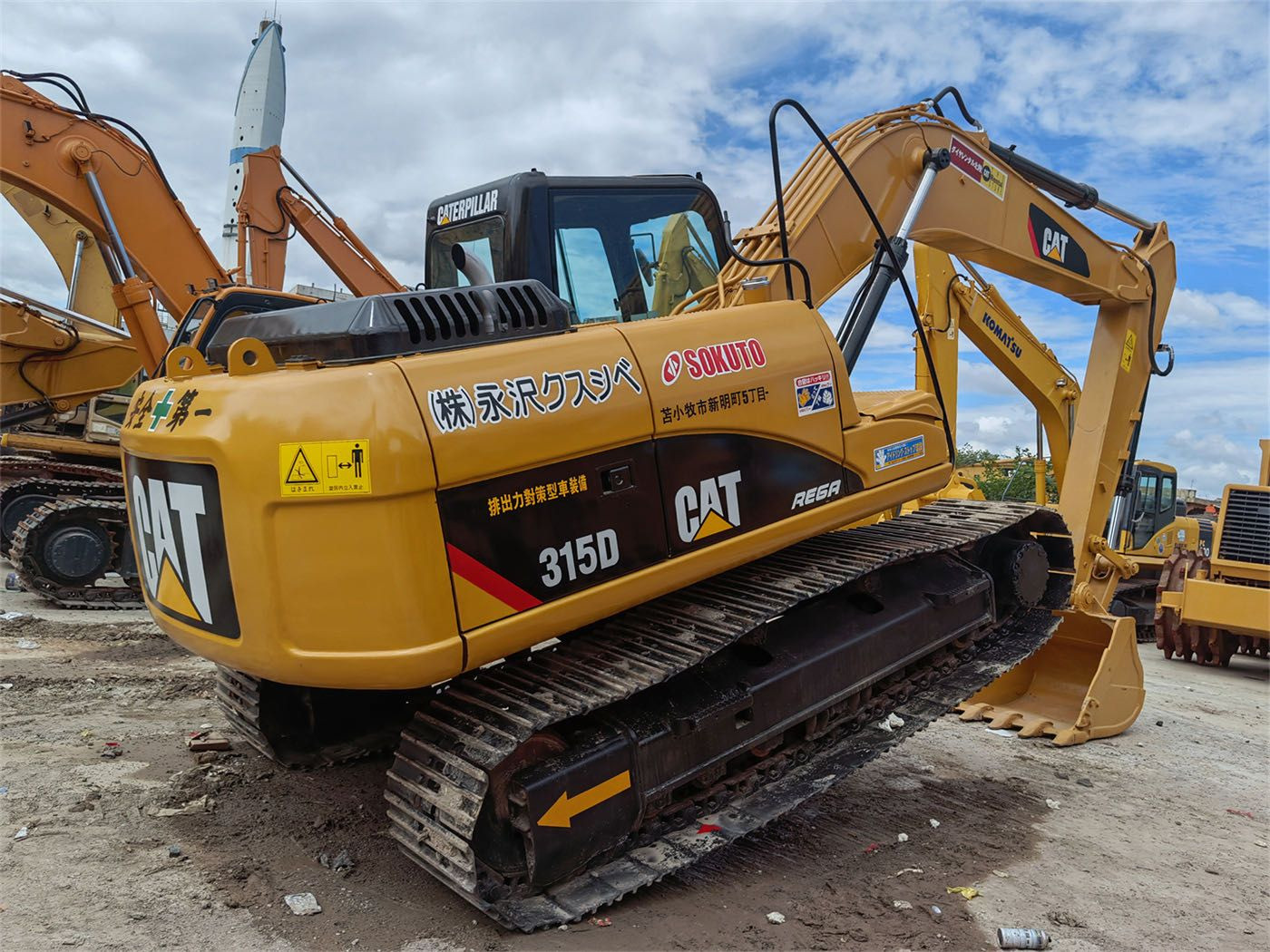 100% ready used caterpillar excavator secondhand cat 315d excavators