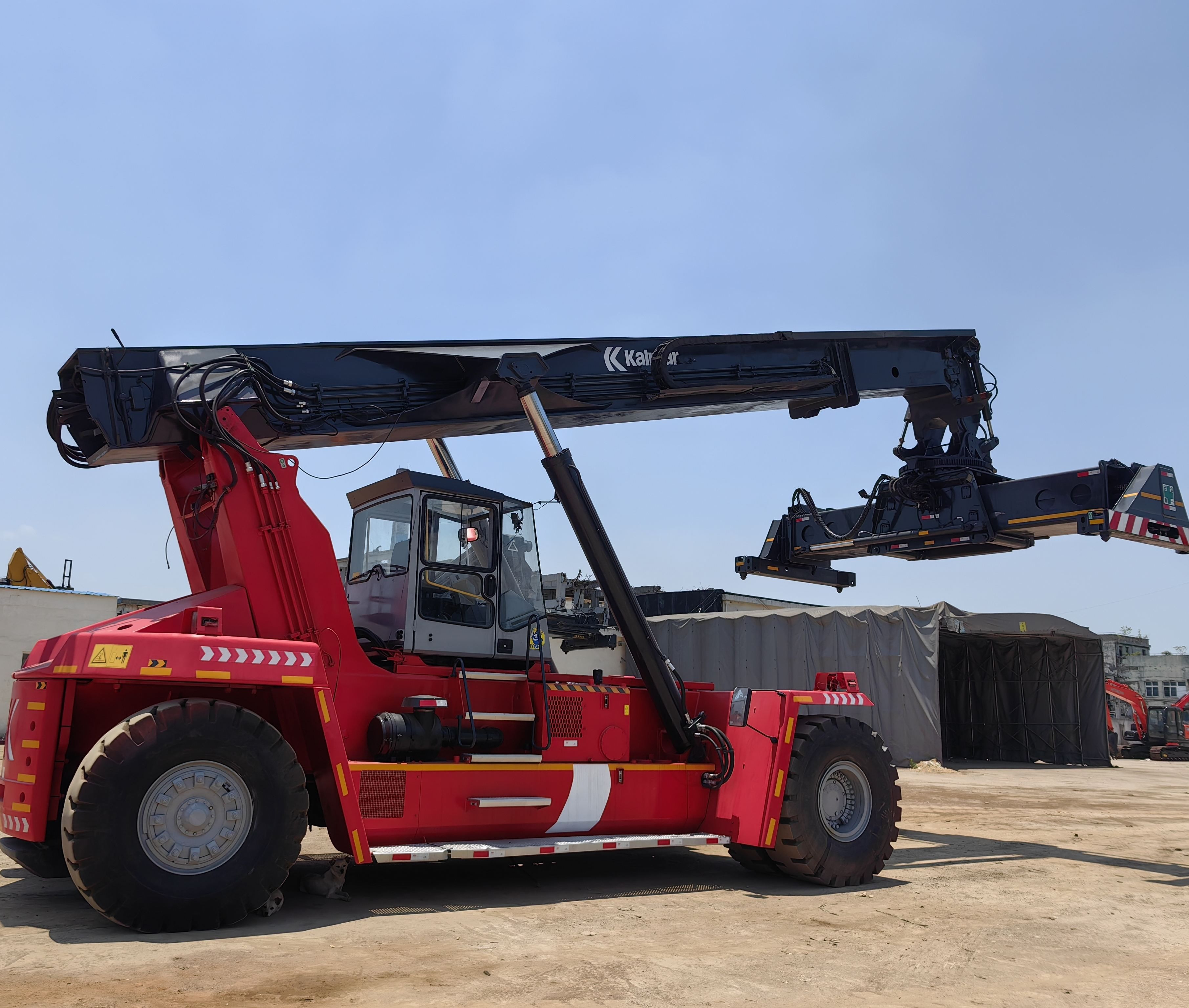 Used 45t reach stacker heavy duty forklifts