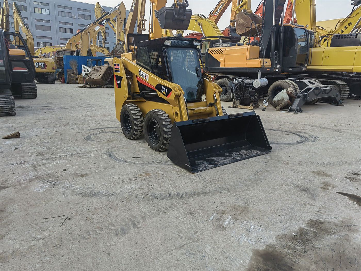 Used loader cat 226b secondhand caterpillar loaders